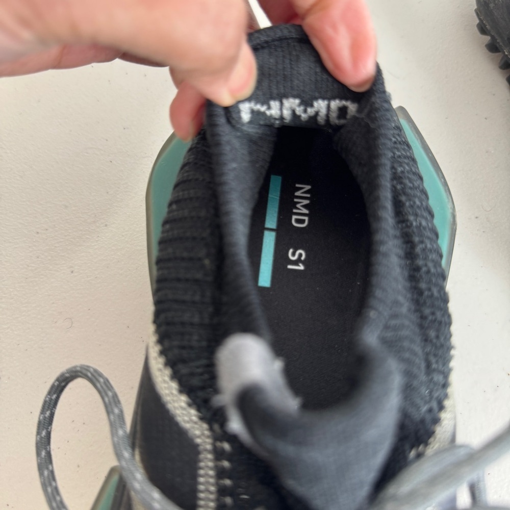Adidas NMD S1 Black Knit Sneakers Size 8.5 Trail Grip Athletic Running Shoes - Picture 7 of 16